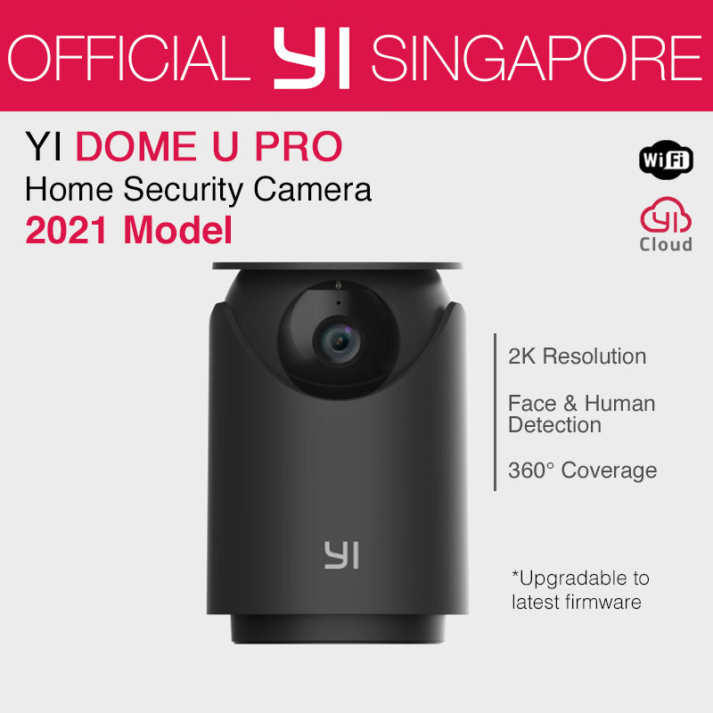 YI Dome U Pro Camera 2K HD IP Camera Wireless Wifi Home Security Surveillance Cam 360°