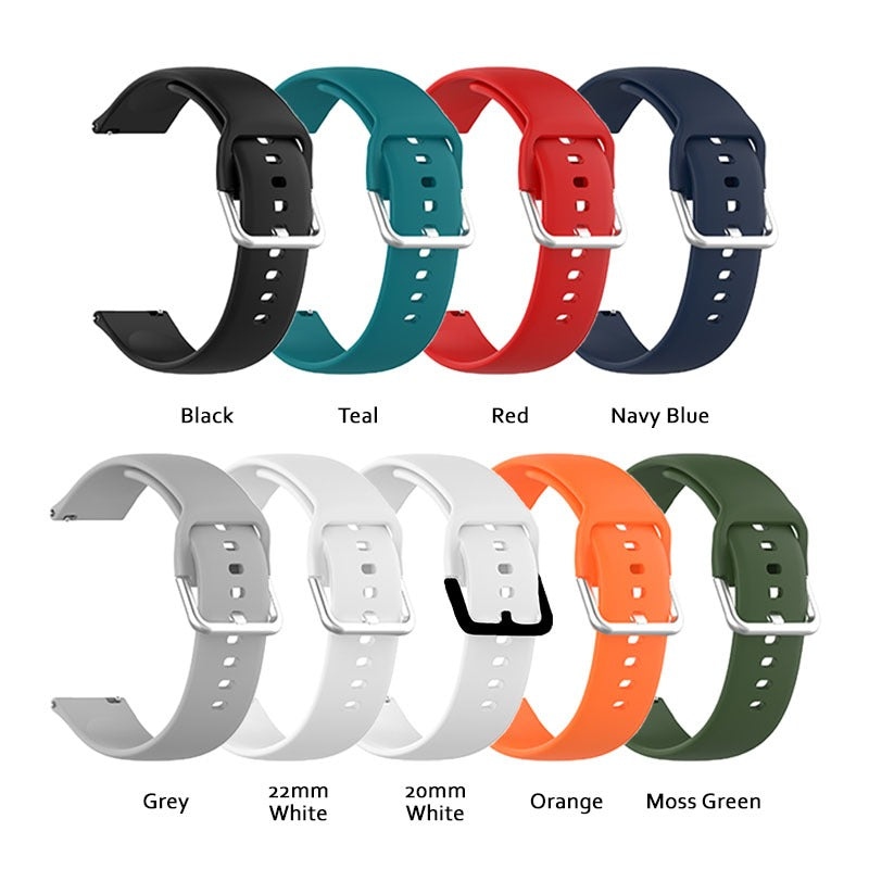 20mm/22mm Silicone Watch Strap