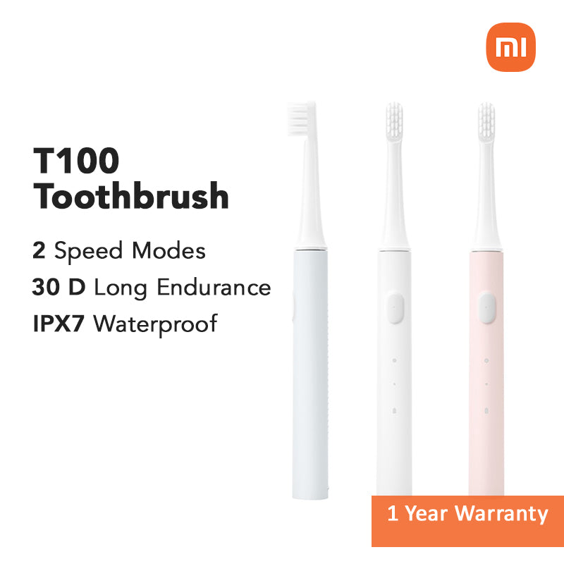 Xiaomi Mijia T100 Electric Toothbrush Dual Mode Sensitive Teeth Adult Kids Waterproof USB Rechargeable 2 Speeds