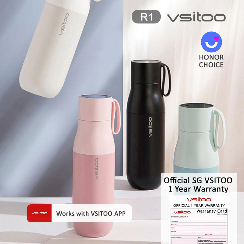 Official SG VSITOO R1 Smart Thermal Bottle Thermo Flask 304 Stainless Steel