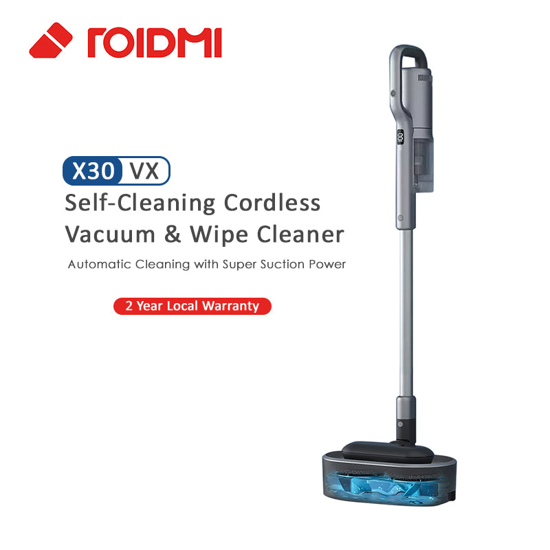 ROIDMI X30VX Cordless Vacuum and Mop Cleaner with Self Cleaning Station