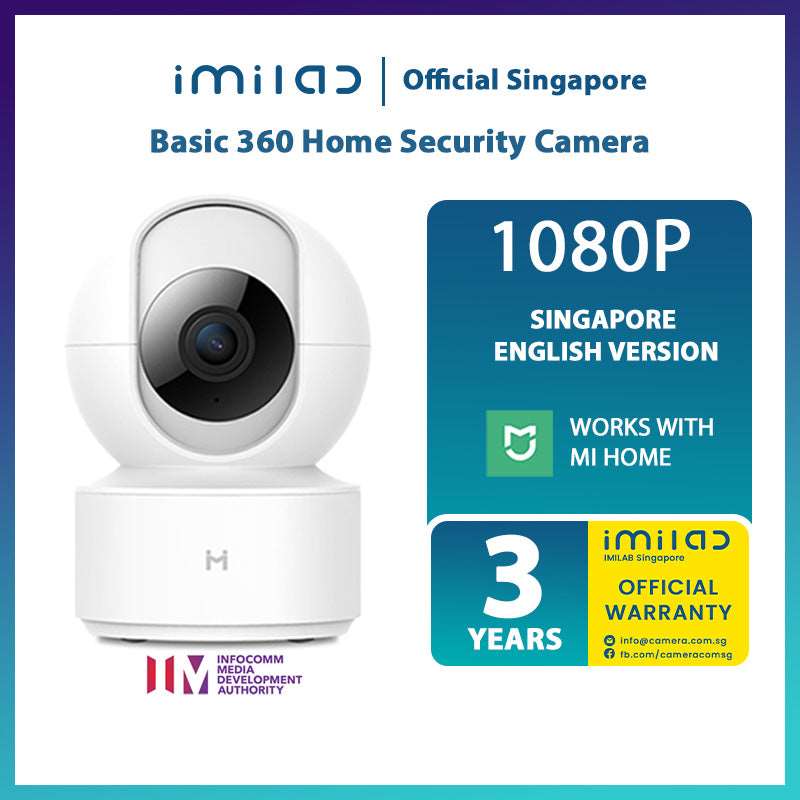 IMILAB 1080P 360 Basic Home Camera (3 Year Warranty) – Camera SG