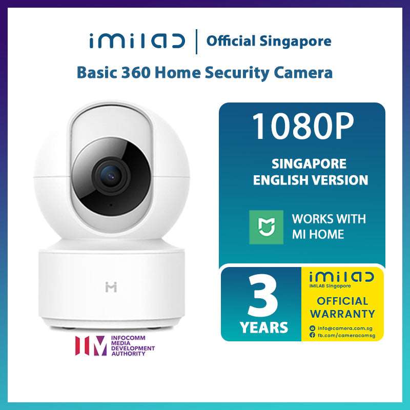 IMILAB 1080P 360 Basic Home Camera (3 Year Warranty)