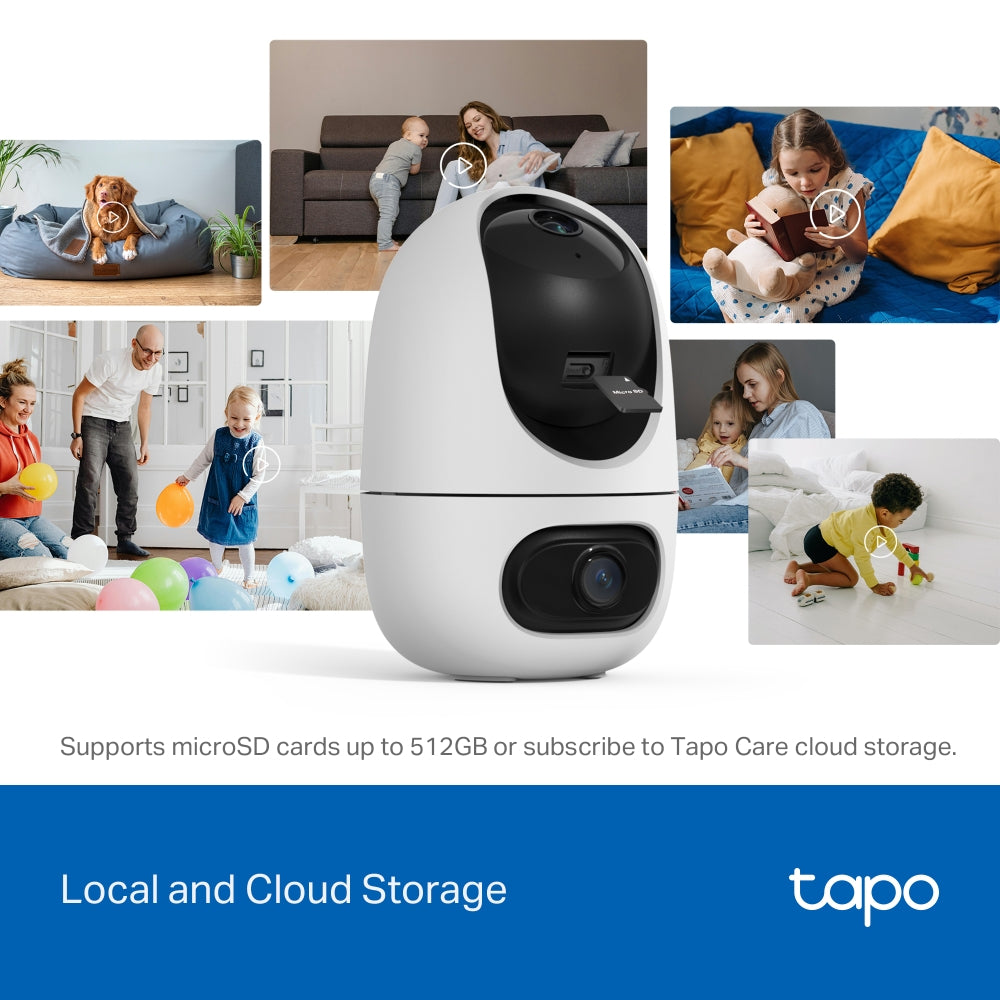 TP-Link Tapo C245D Indoor/Outdoor Dual Lens Pan/Tilt Security Camera | 2K