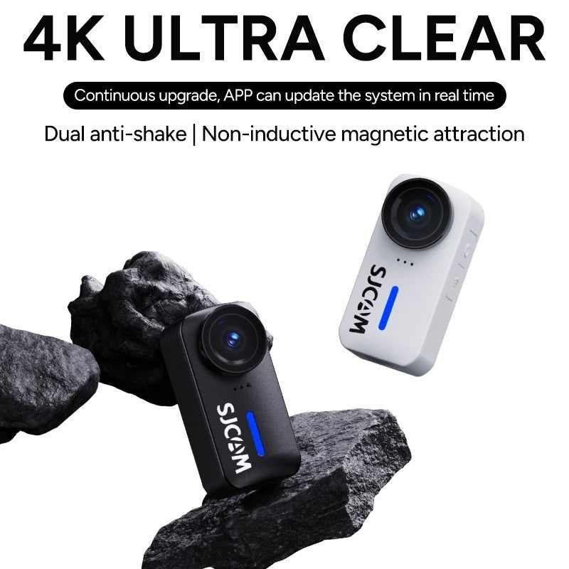 Official SJCAM C110+ Action Camera 4K | Dual Anti Shake | F1.8 Large Aperture