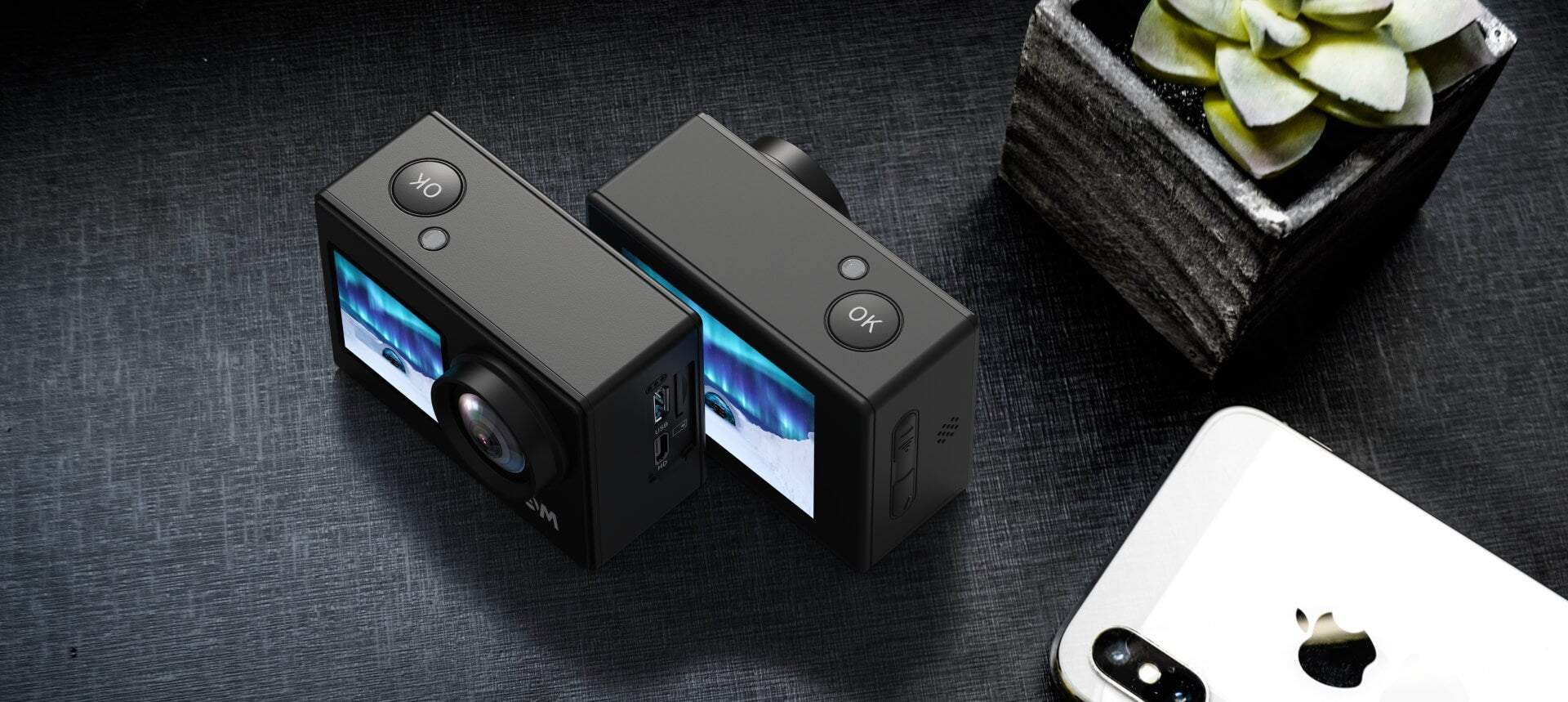 SJCAM SJ4000 DUAL 16MP 4K Full HD WiFi Waterproof Action Camera