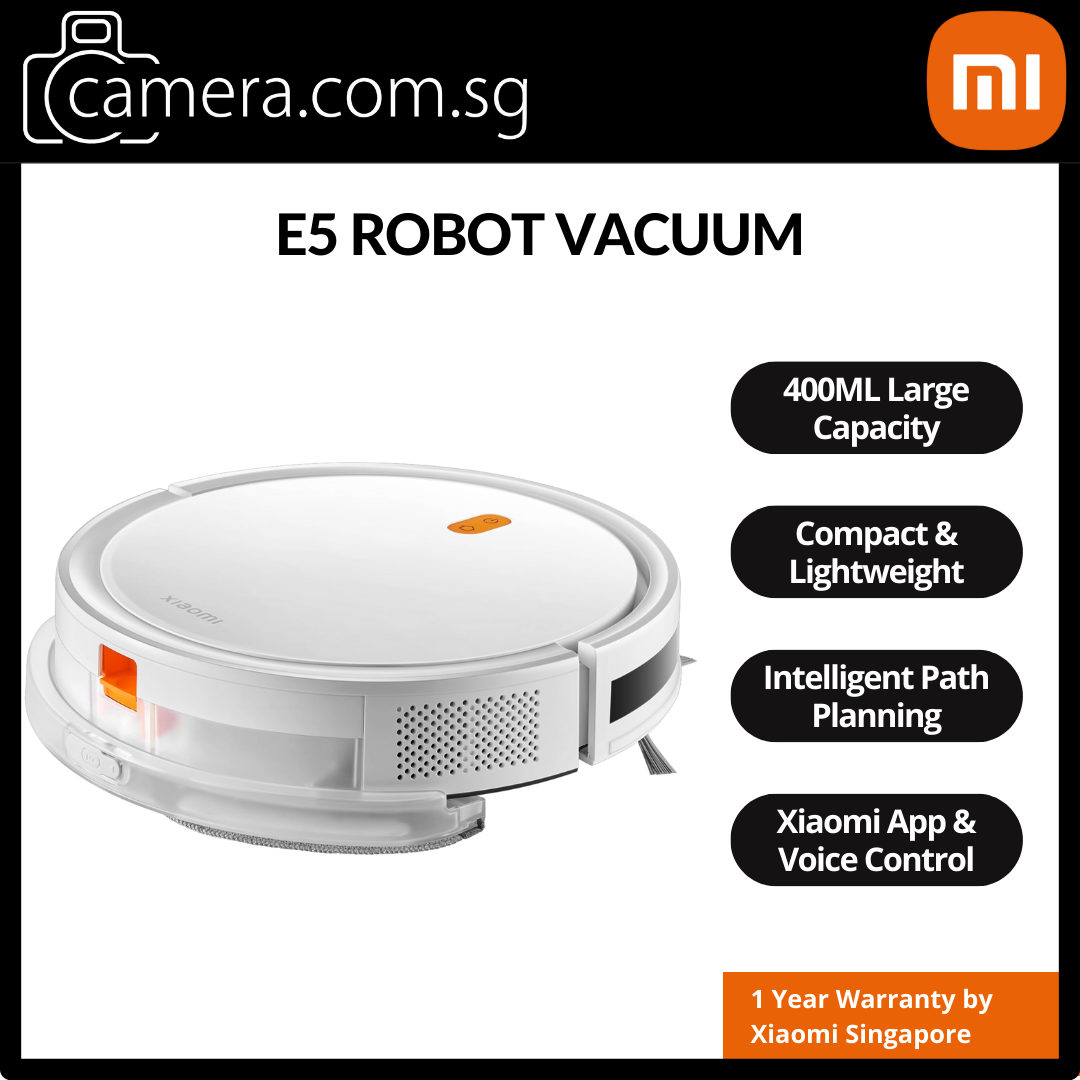 Xiaomi Robot Vacuum E5 | Vacuum and mopping functionality in one | 2600mAh Battery | 20,000 Suction Power