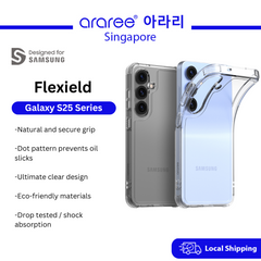 [Araree SG] Samsung Galaxy S25 | S25+ | S25 Ultra Series | Flexield TPU Material Phone Case | Shock Protective