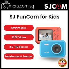 SJCAM FunCam Kids Camera | 5MP Photos | 720P Video | 2.0" HD Screen