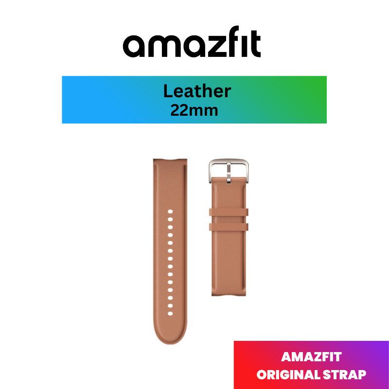 Amazfit Original Strap for Bip Neo GT2 GT3 GTR 3 Pro Leather