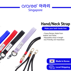 [Araree SG] Hand and Neck Strap for Mobile Phones & Smaller Electronics