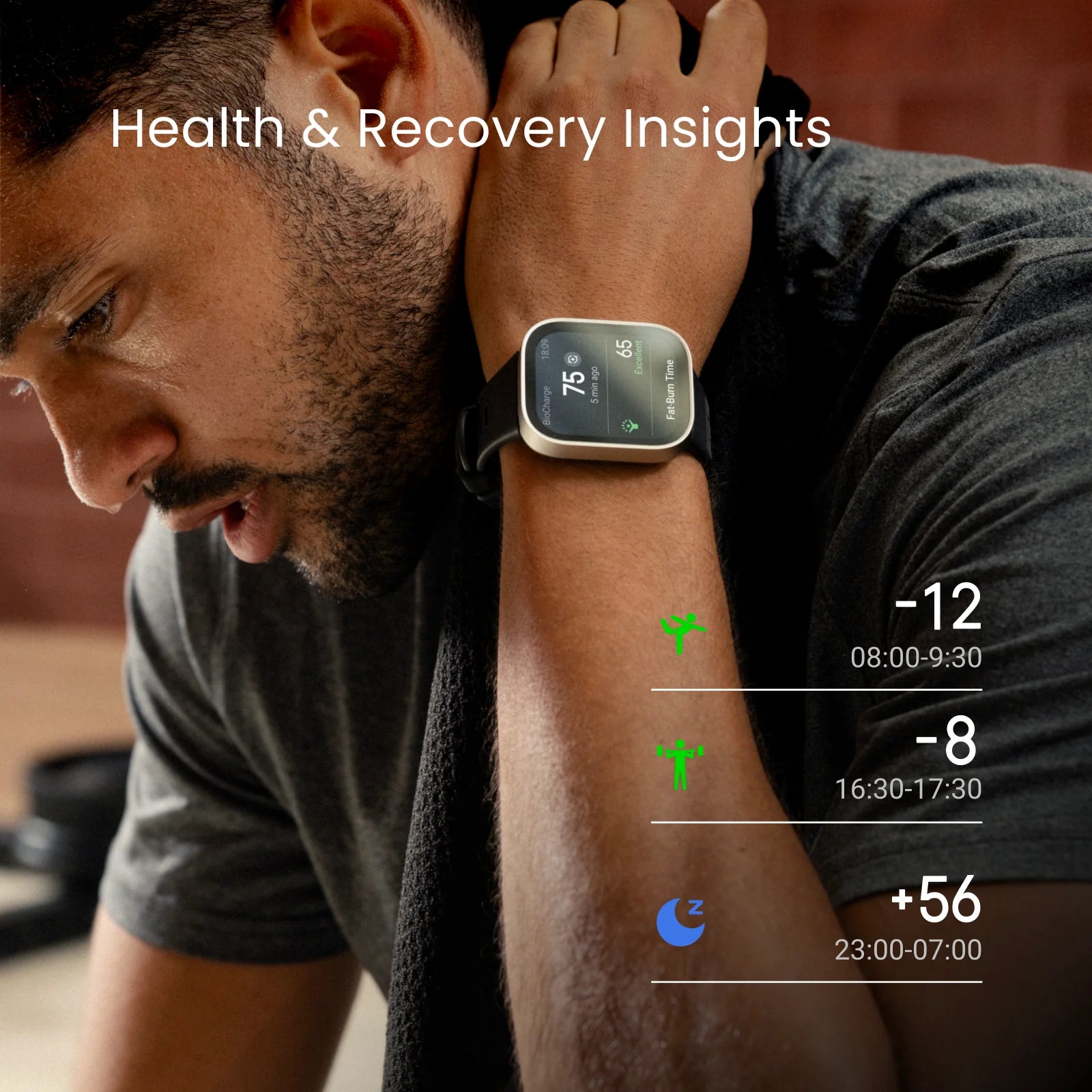 [2026 Model] Amazfit Bip Max Fitness Smartwatch