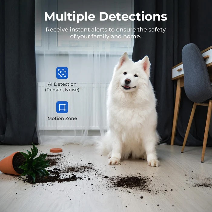 IMILAB 2.5K C21 Home Security Camera (3 Years Warranty) Works with Google Home and Amazon Alexa