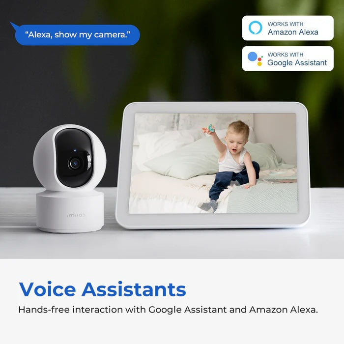 IMILAB 2.5K C21 Home Security Camera (3 Years Warranty) Works with Google Home and Amazon Alexa