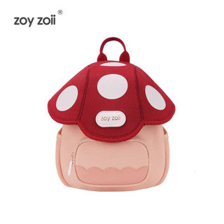 SoLove Zoyzoii B50 Mushroom Series Children Backpack School Kids Toddlers Shoulder Strap Anti-Slip Design