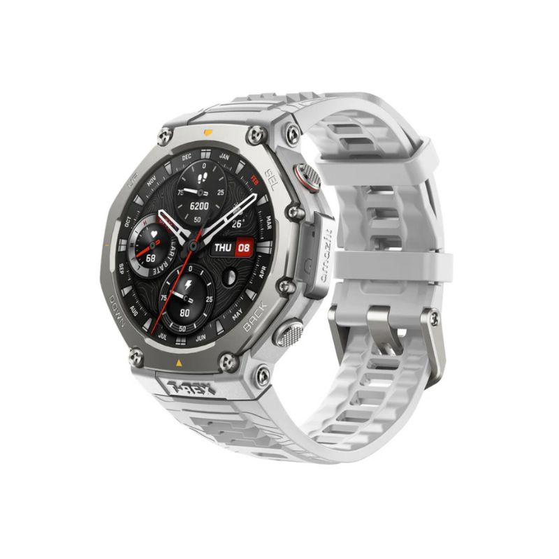Amazfit T-Rex 3 | 1.5" AMOLED | Up to 27 Days Battery Life | 170+ Sports Mode| Dual-Band GPS | Stainless Steel Bezel