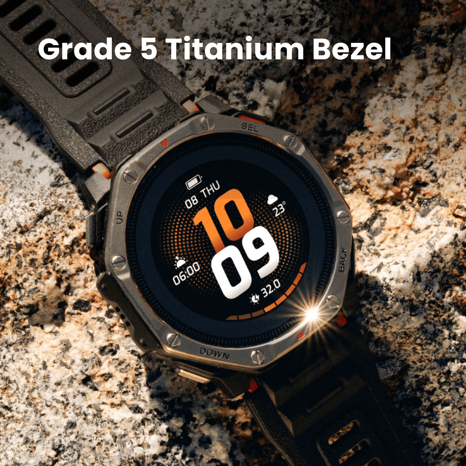 Amazfit T-Rex Dual Solar Fitness Smartwatch