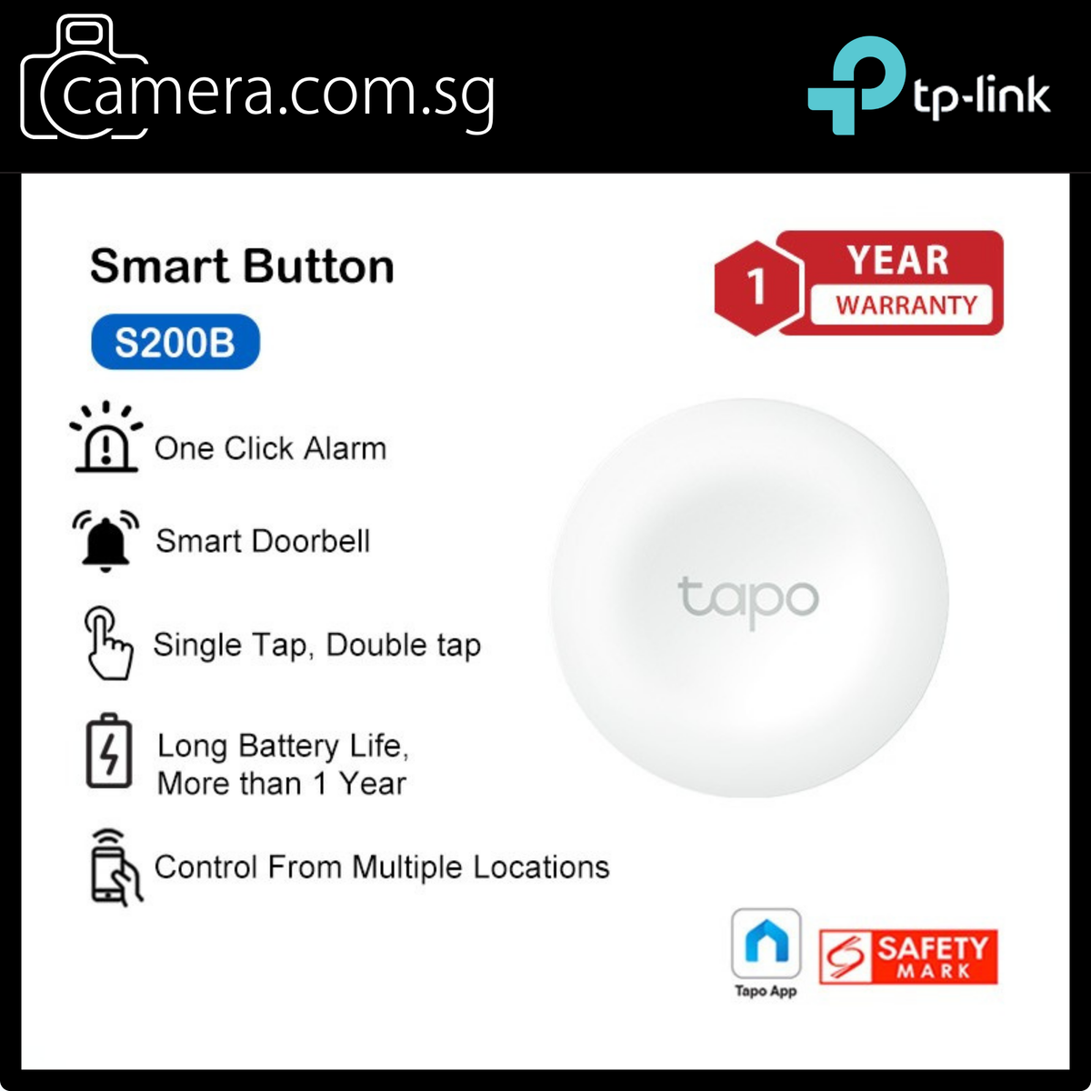 TP-Link Tapo Smart Switch Series | S220 / S200B / S200D | Wireless Button / Dimmer / Wall Switch