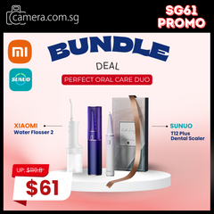 [SG61 Special Promo] Xiaomi Water Flosser 2 + Sunuo T12 Plus Dental Scaler | Oral Care Duo