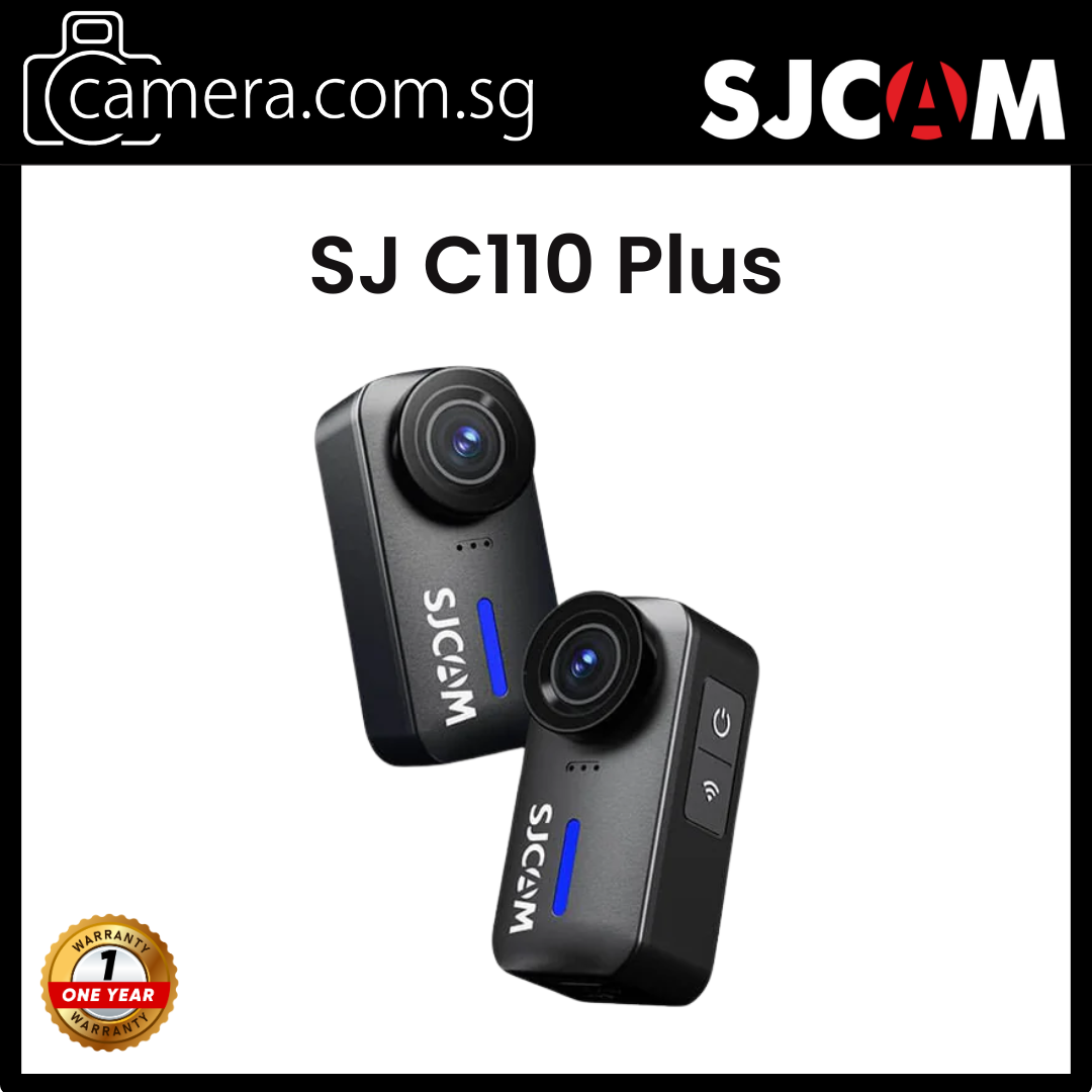 Official SJCAM C110+ Action Camera 4K | Dual Anti Shake | F1.8 Large Aperture