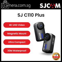 SJCAM C110+ Action Camera 4K | Dual Anti Shake | F1.8 Large Aperture