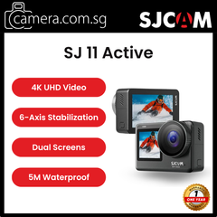 SJCAM SJ11 Active 4K Action Camera | Dual Touch Screen | Ultra HD Recording