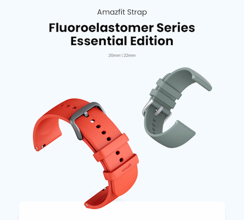 Amazfit Original Fluoroelastomer 20 mm Watch Strap