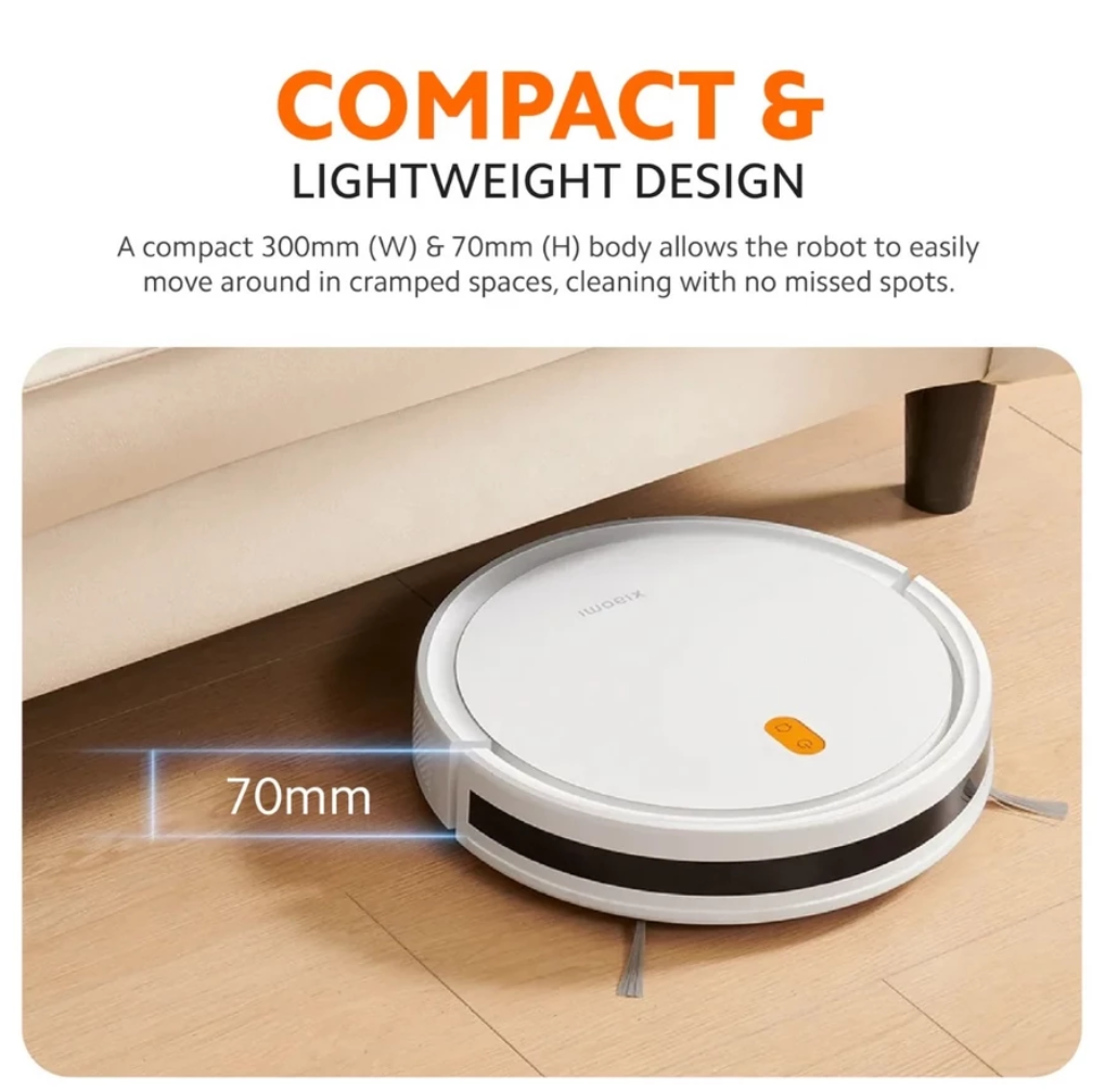 Xiaomi Robot Vacuum E5 | Vacuum and mopping functionality in one | 2600mAh Battery | 20,000 Suction Power
