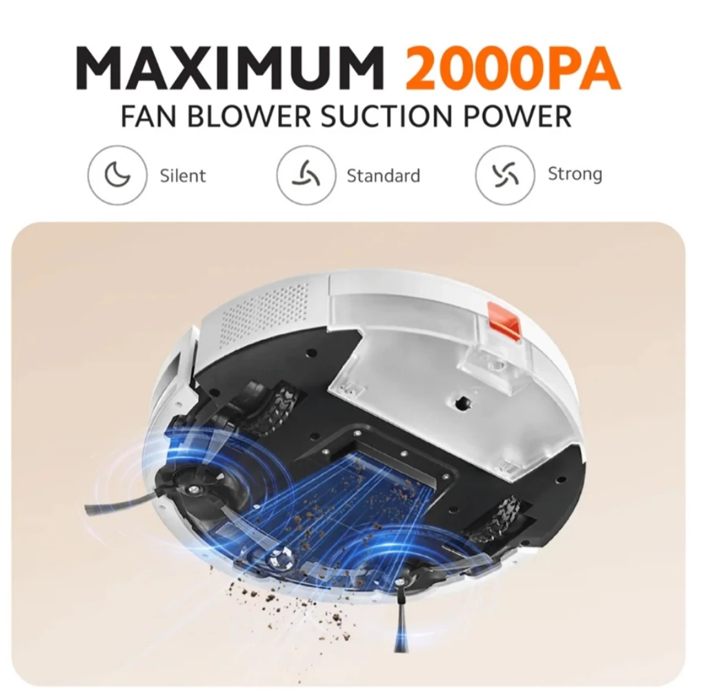 Xiaomi Robot Vacuum E5 | Vacuum and mopping functionality in one | 2600mAh Battery | 20,000 Suction Power