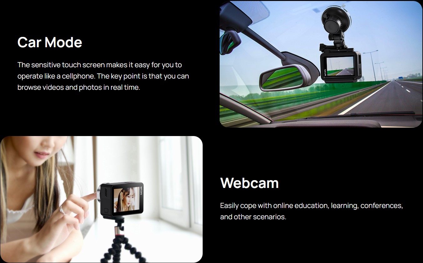 SJCAM SJ4000 Air WiFi Action Camera | 4K UHD | 16MP | 170° Wide Angle
