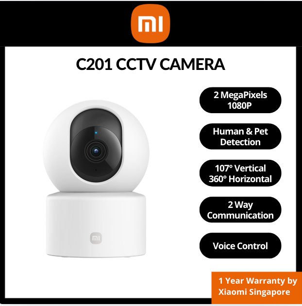 [Local SG] Xiaomi Smart Home C200/C201/C300/C302/C400/C500/C500 Pro / C700/C701 / C300 Dual / C500 DualIP Surveillance Camera 1440P Resolution CCTV Security WiFi Singapore Server