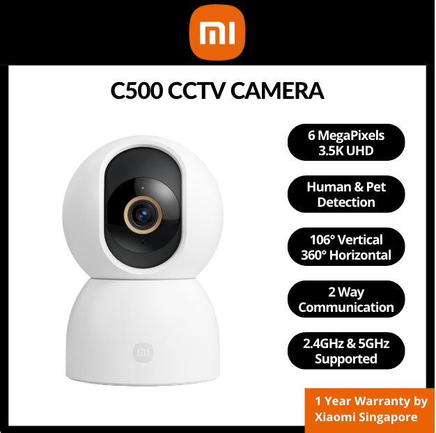 [Local SG] Xiaomi Smart Home C200/C201/C300/C302/C400/C500/C500 Pro / C700/C701 / C300 Dual / C500 DualIP Surveillance Camera 1440P Resolution CCTV Security WiFi Singapore Server