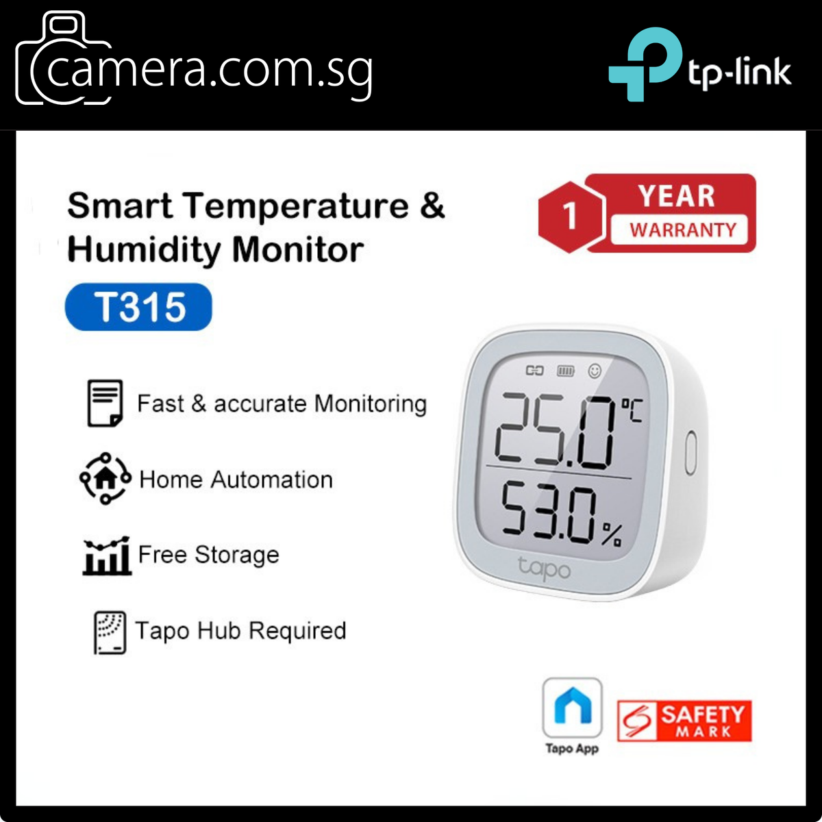 TP-Link Tapo Smart Sensor Series | T100 / T110 / T300 / T315 | Motion, Contact, Water Leak, Temp & Humidity