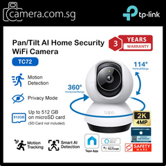 Tapo 3K QHD 360 AI WiFi CCTV  Smart IP Camera TP-Link  TC74/TC72/TC71/C211/TC70/C200C