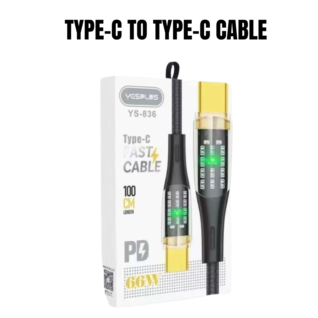 YESPLUS Cyberpunk Transparent LED Cable (YS-836)