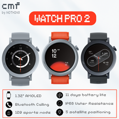 CMF By Nothing WATCH PRO 2 | 1.32'' AMOLED display | BLUETOOTH CALLS | 11 DAYS Battery life | GESTURE CONTROL