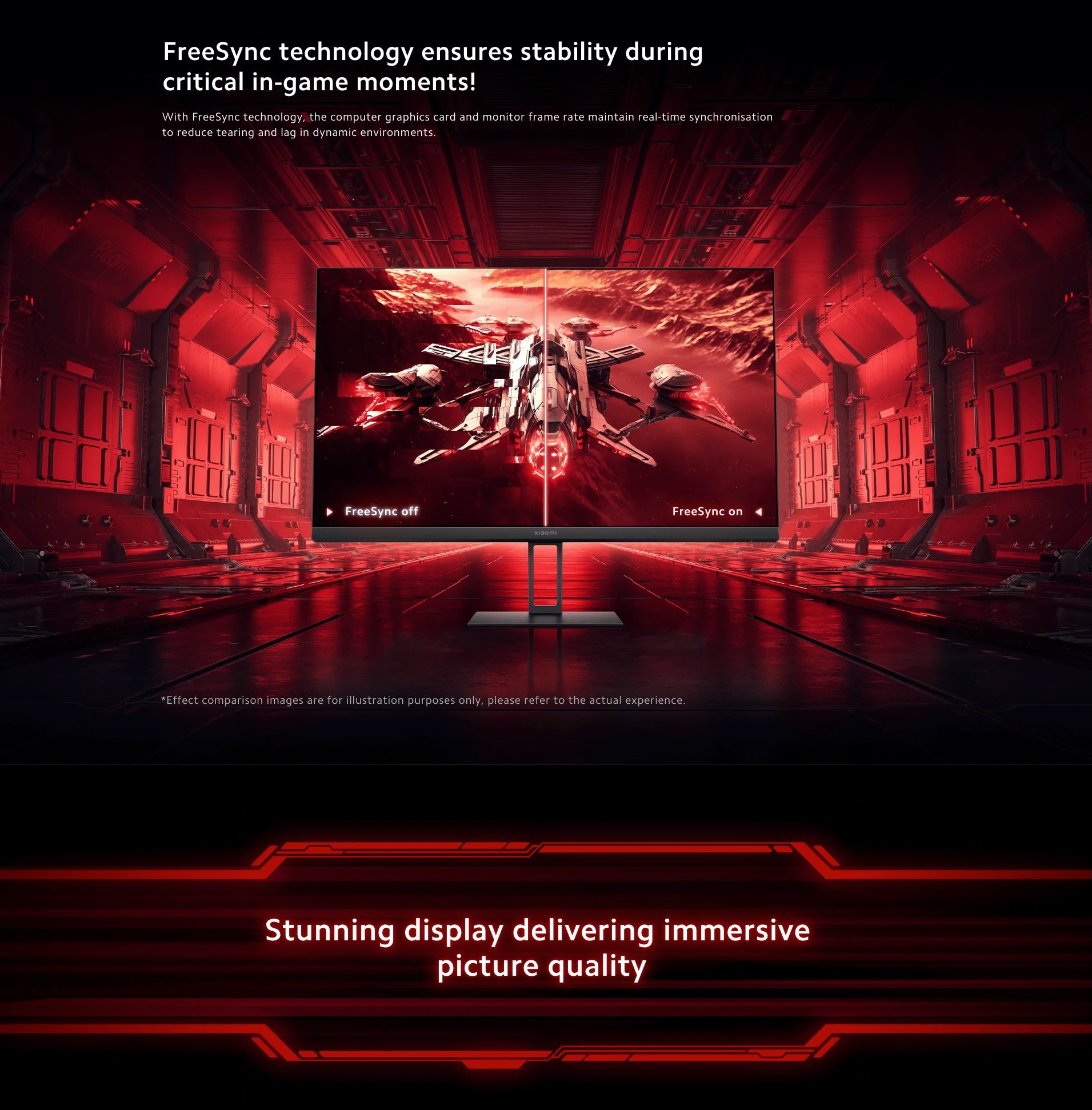 Xiaomi Gaming Monitor G24i/G27i | Up to 180Hz Refresh Rate | 1ms Response Rate | FreeSync Technology (3Yrs)