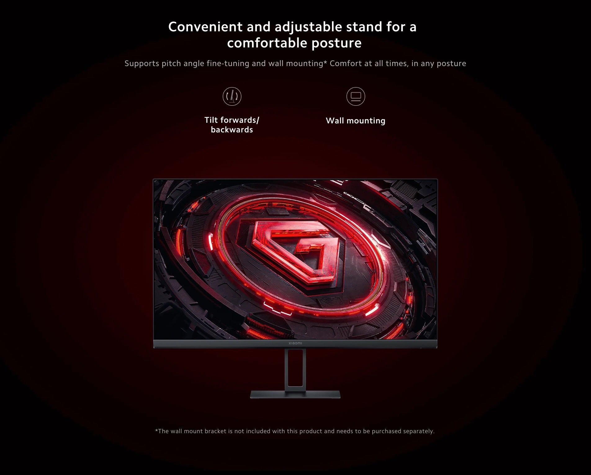 Xiaomi Gaming Monitor G24i/G27i | Up to 180Hz Refresh Rate | 1ms Response Rate | FreeSync Technology (3Yrs)