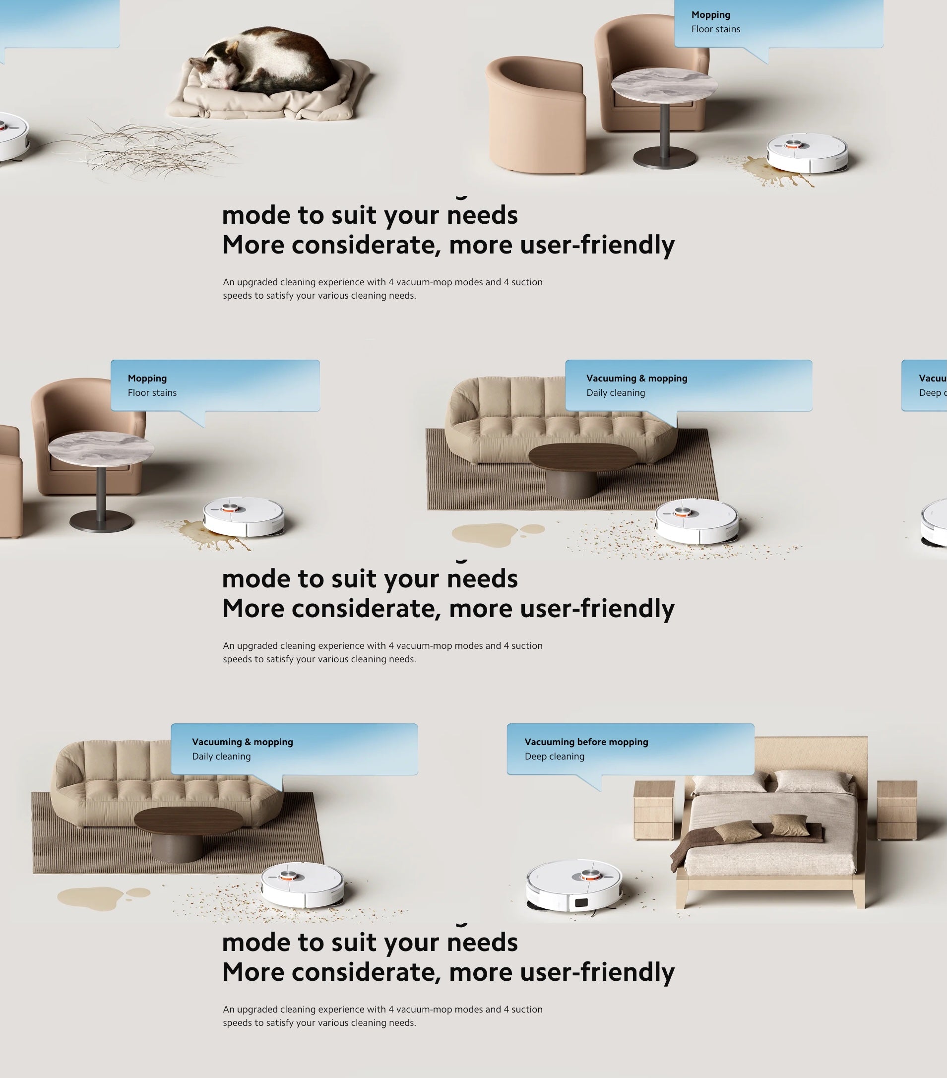 Xiaomi Robot Vacuum S20+ S20 Plus | Up to 170mins Cleaning | 6000Pa Powerful Suction | Dual Rotating Mop | App Control