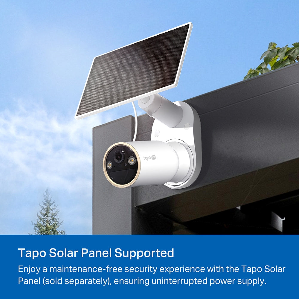 TP-Link Tapo C460 Battery-Powered Outdoor Security Camera 4K 8MP AI Detection Wireless Magnetic Base
