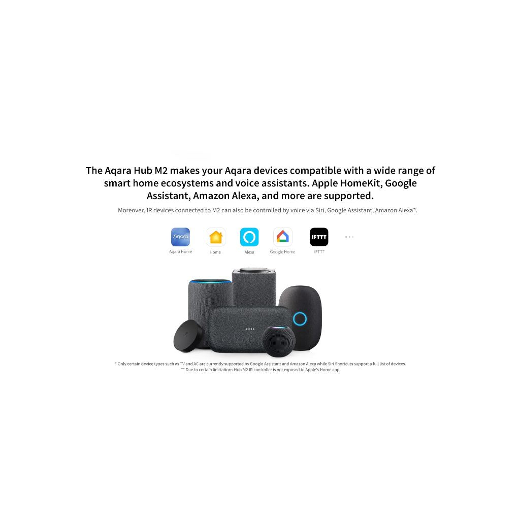 [Aqara SG] Hub M2 Zigbee 3.0 Infrared Control Built in Speaker