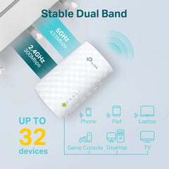 TP-Link RE200 Dual Band Wi-Fi Range Extender AC750
