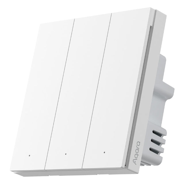 [Aqara SG] Smart Wall Switch H1 EU White (With Neutral/No Neutral + Single/Double/Triple Rocker)