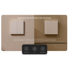 [Aqara SG] Smart Wall Switch H1 EU White (With Neutral/No Neutral + Single/Double/Triple Rocker)