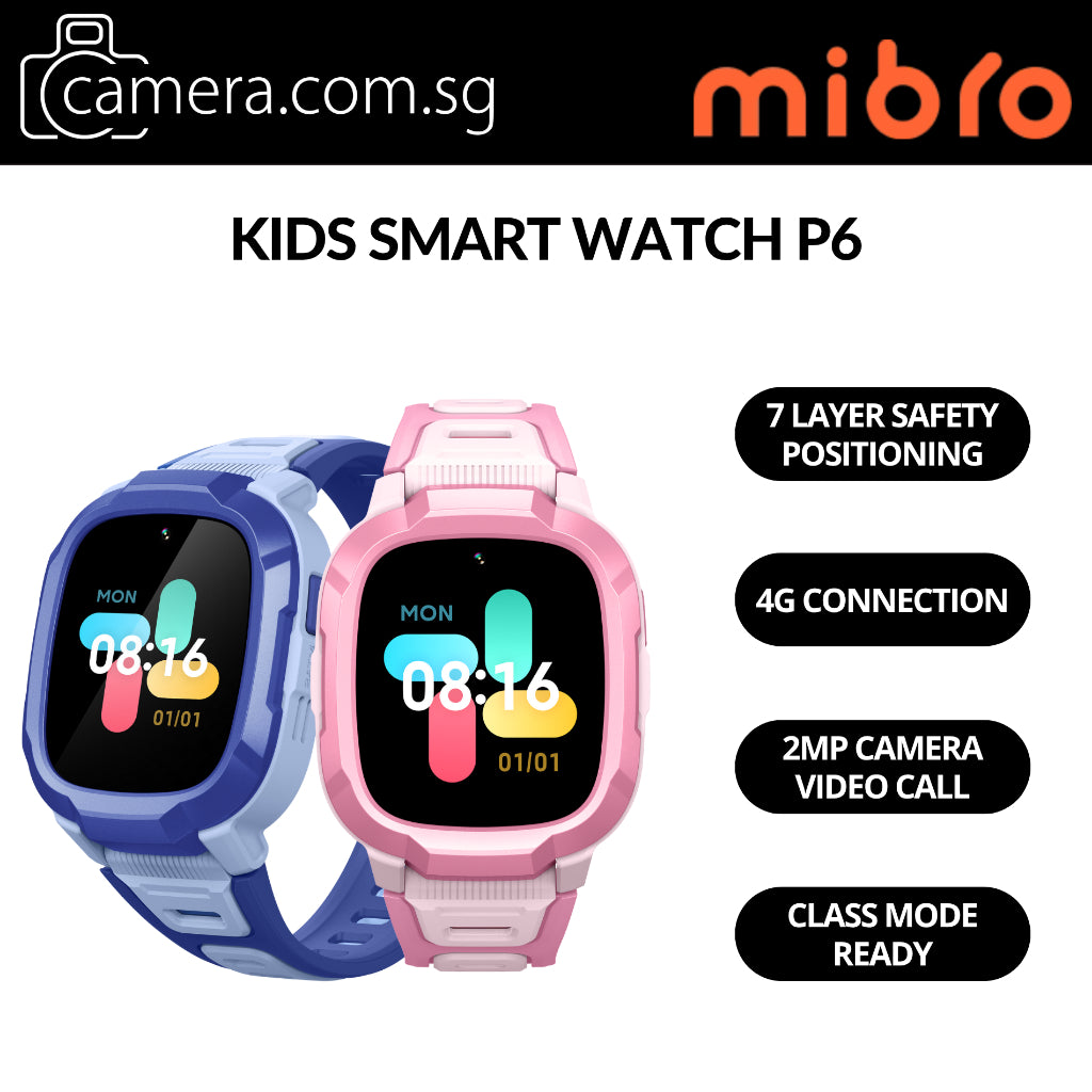[SG60 PROMO] MiBro Kids Smartwatch P6 + SJCAM FunCam Camera for Kids BUNDLE