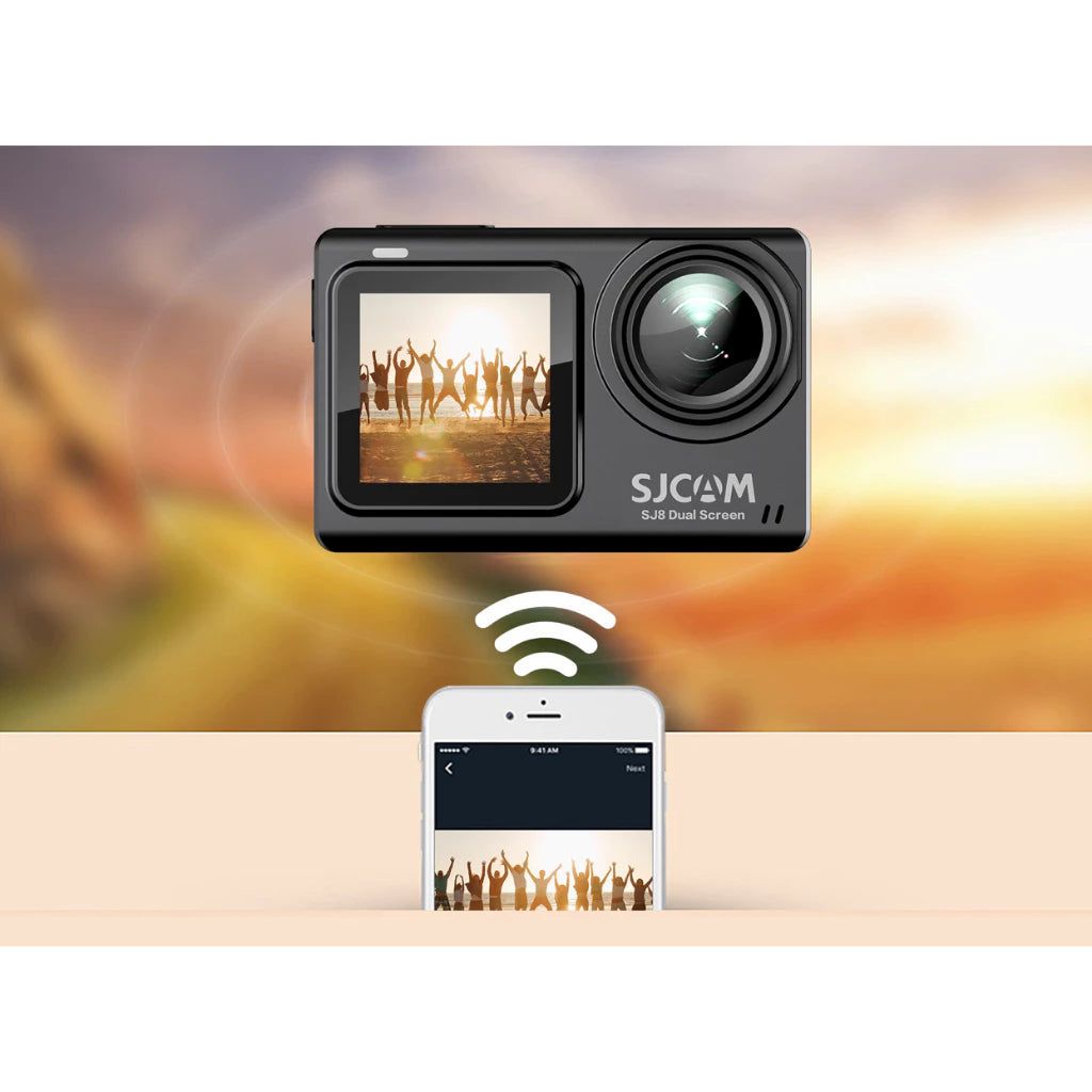 SJCAM SJ8 Dual Screen Action Camera | 4K UHD | 20MP | Dual IPS Touchscreen