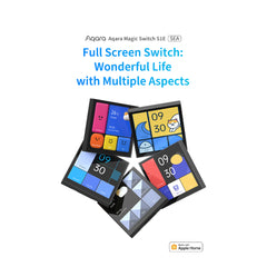 [Aqara SG] Aqara Magic Switch S1E Smart Touch 4inch Screen Panel Full LED Timer Calendar