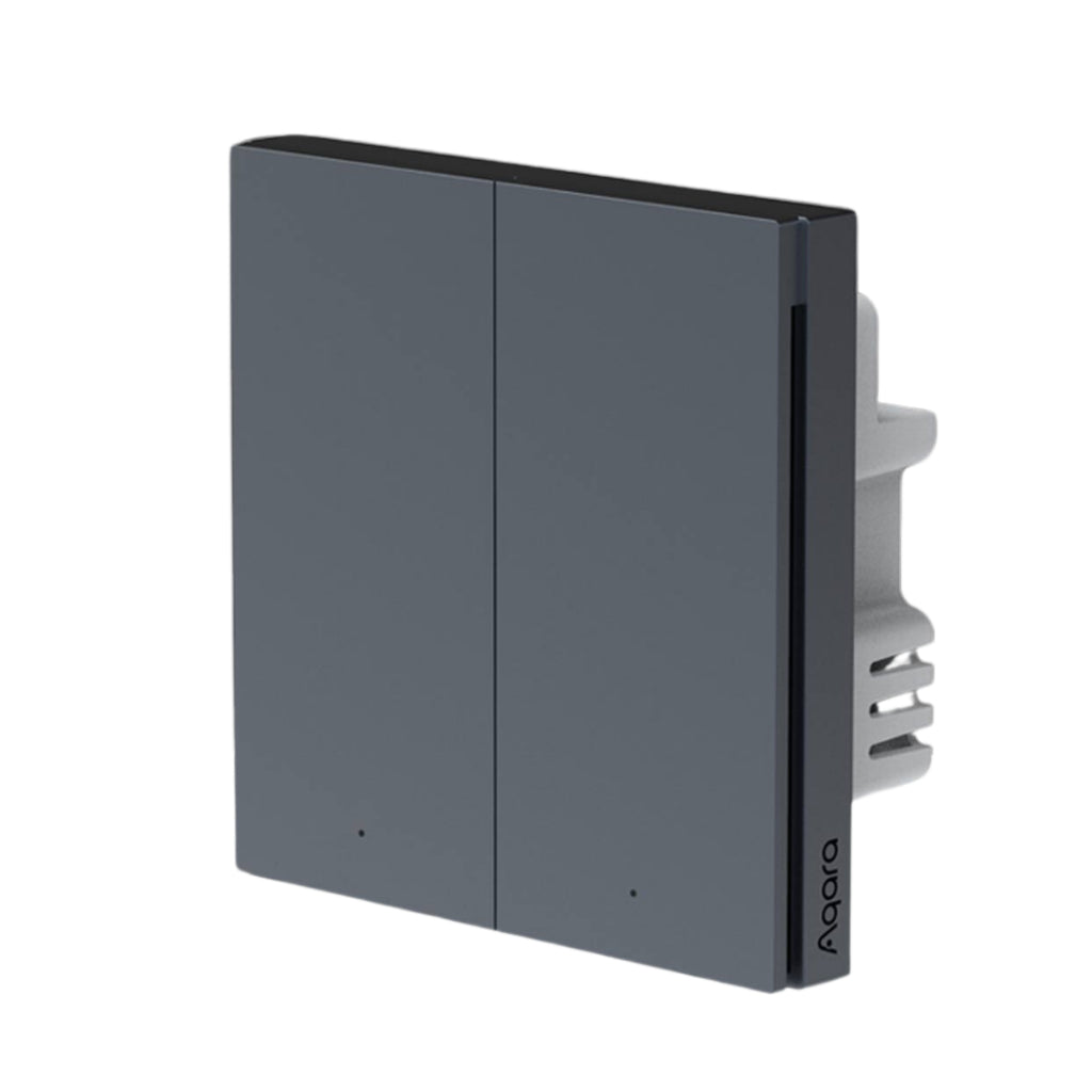 [Aqara SG] Smart Wall Switch H1 EU Grey (With Neutral/No Neutral + Single/Double/Triple Rocker)