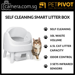 PetPivot AutoScooper AS11 Open-Top Self-Cleaning Smart Cat Litter Box Automatic Litter Scooping