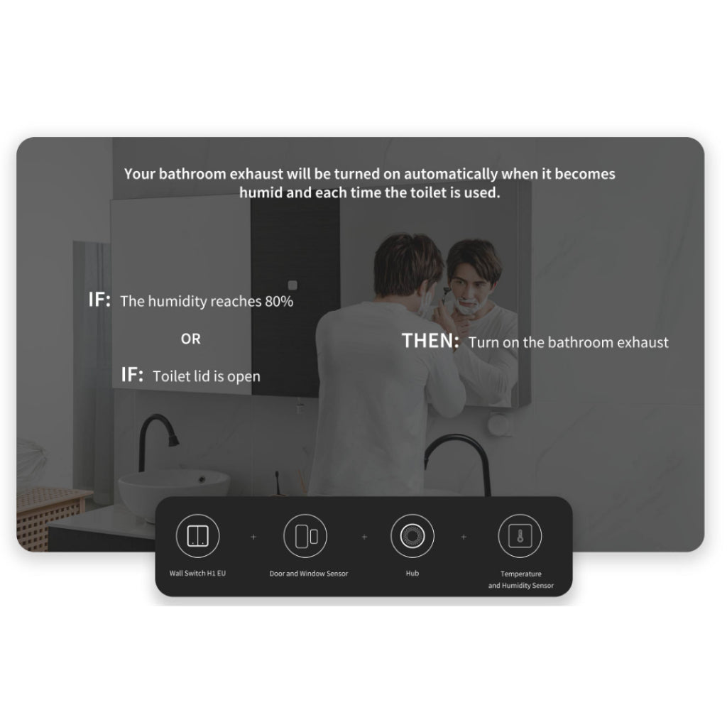 [Aqara SG] Smart Wall Switch H1 EU Grey (With Neutral/No Neutral + Single/Double/Triple Rocker)